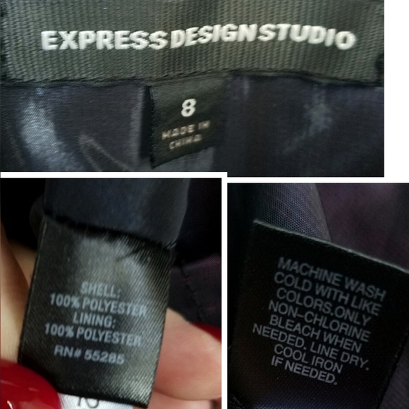 Funky Wearable Art Iridescent Hi Waist Full Skirt Fully lined Size 8 - Picture 15 of 16